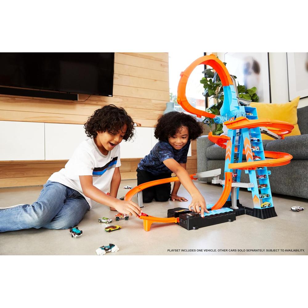 HOT WHEELS PISTA COMPLETA SKY CRASH TOWER - 2