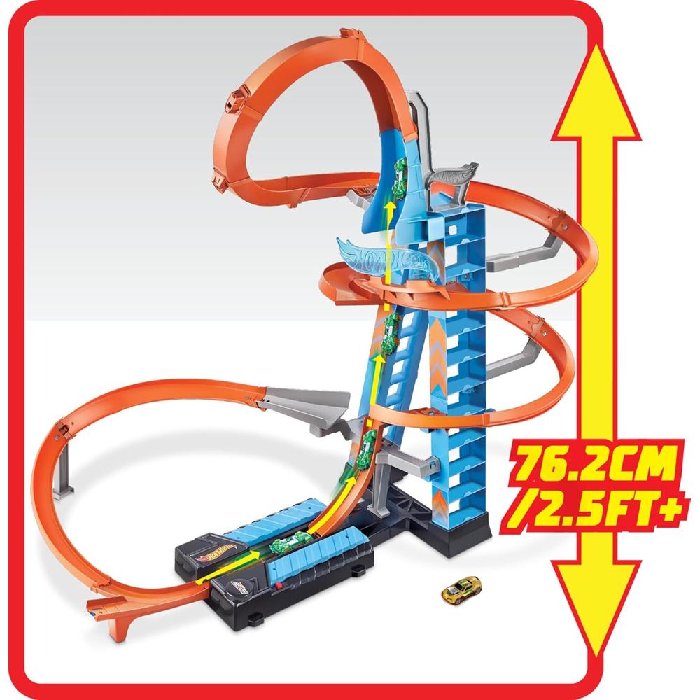 HOT WHEELS PISTA COMPLETA SKY CRASH TOWER - 5