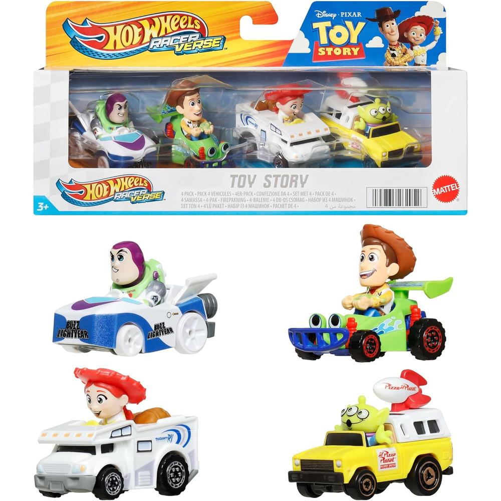 HOT WHEELS TOY STORY 30TH SET 4 PZS - 1