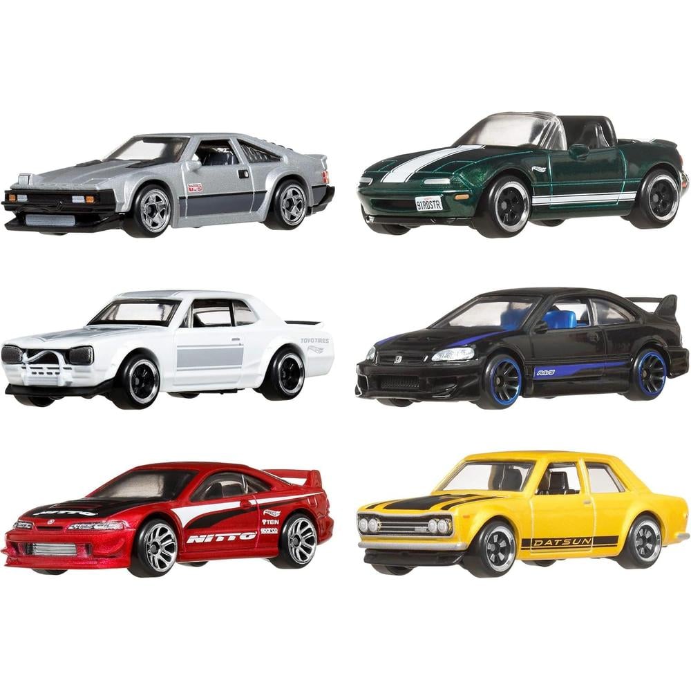 HOT WHEELS ESTILO JAPONESES SET 6 PZS (ESTILOS DIVERSOS) - 2