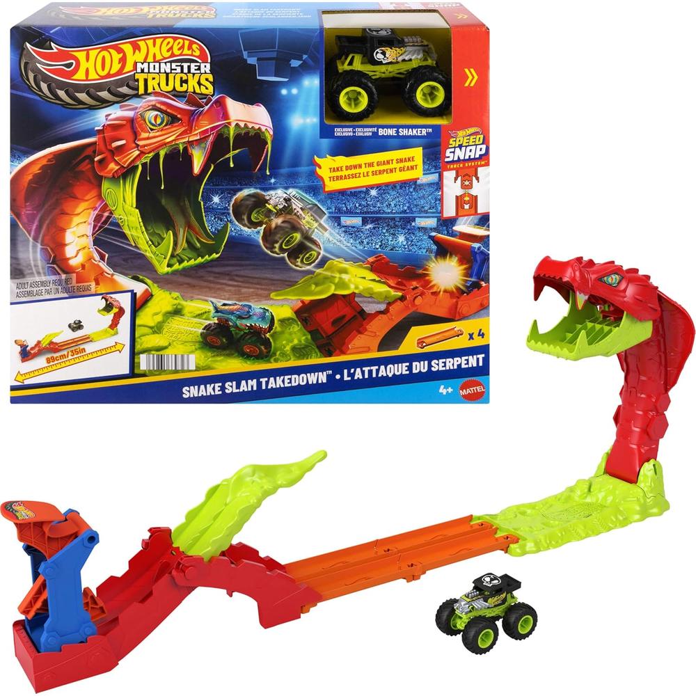 HOT WHEELS PISTA SNAKE SLAM TAKEDOWN - 1
