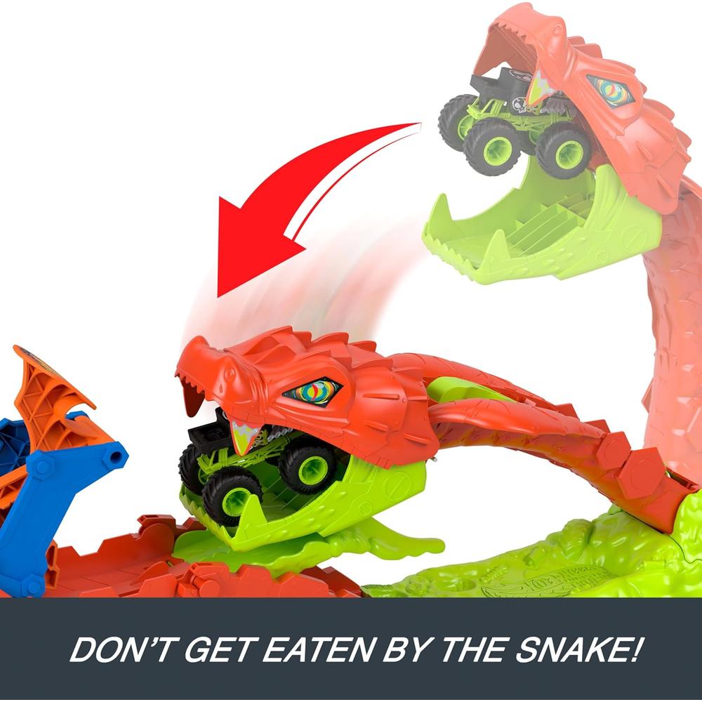 HOT WHEELS PISTA SNAKE SLAM TAKEDOWN - 3