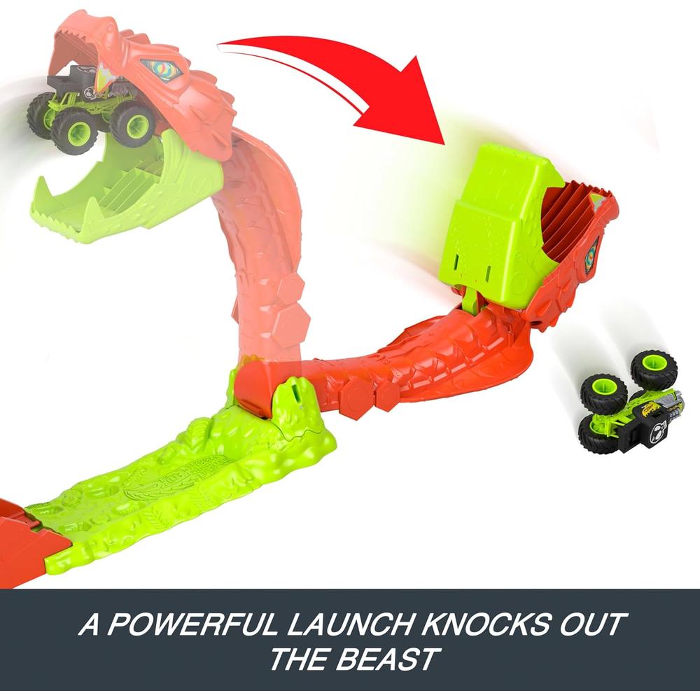 HOT WHEELS PISTA SNAKE SLAM TAKEDOWN - 5