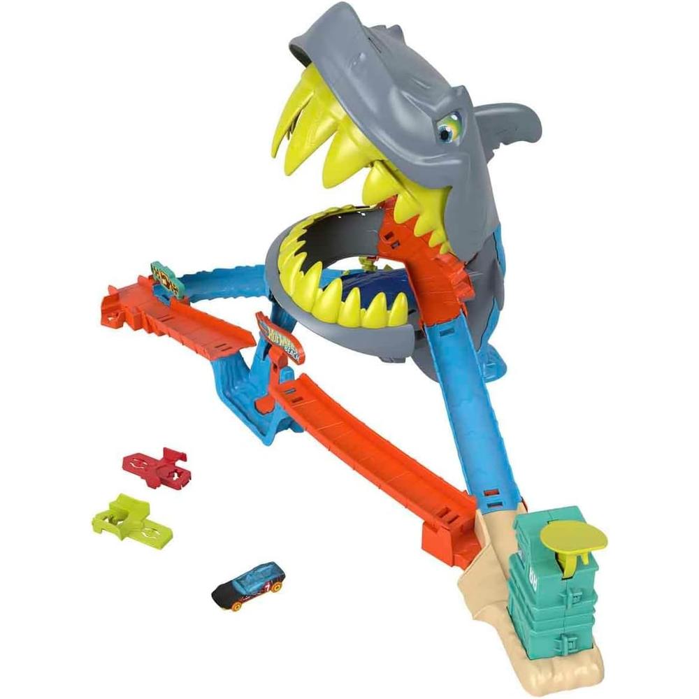 HOT WHEELS PISTA CITY SHARK CHOMP BEACH - 4