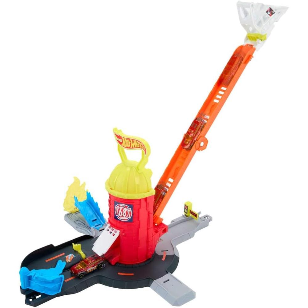 HOT WHEELS PISTA ESTACION DE BOMBERO - 4