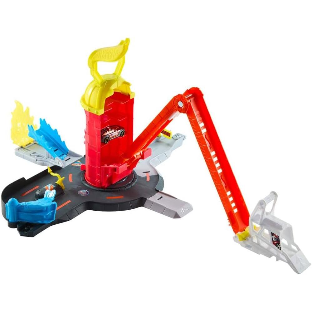HOT WHEELS PISTA ESTACION DE BOMBERO - 5