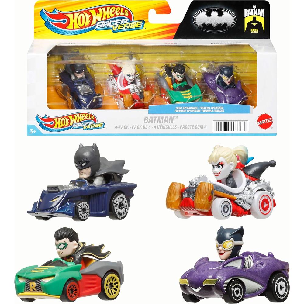 HOT WHEELS BATMAN DC SET 4 PZS - 1