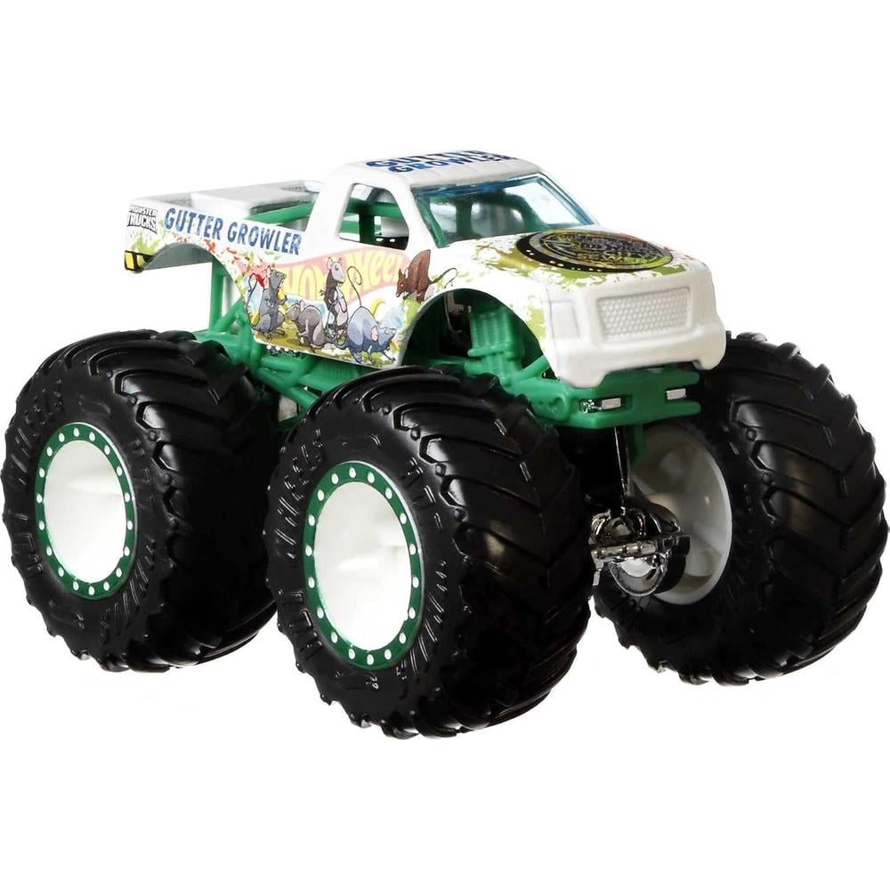 HOT WHEELS MONSTER TRUCKS SET 4 PZS (ESTILOS DIVERSOS) - 1