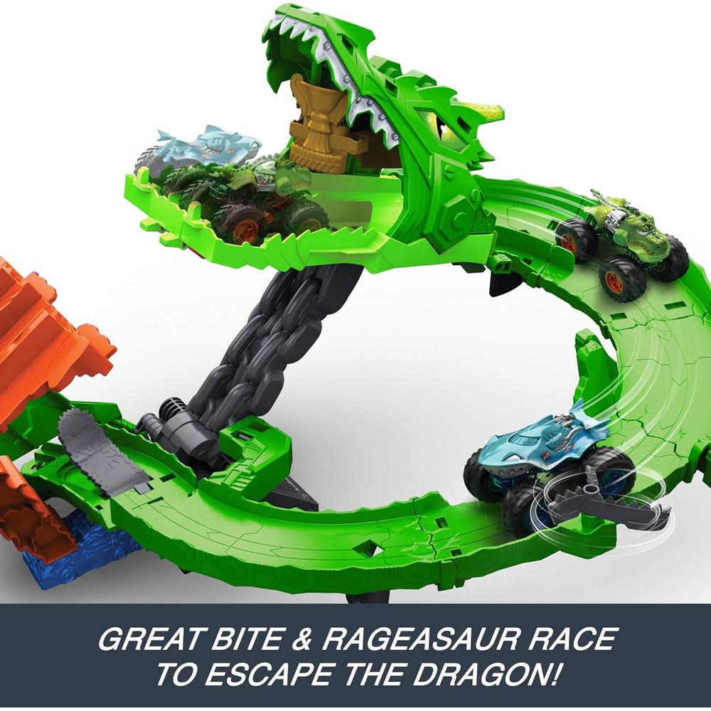 HOT WHEELS PISTA COMPLETA SHARK VS DINO - 3