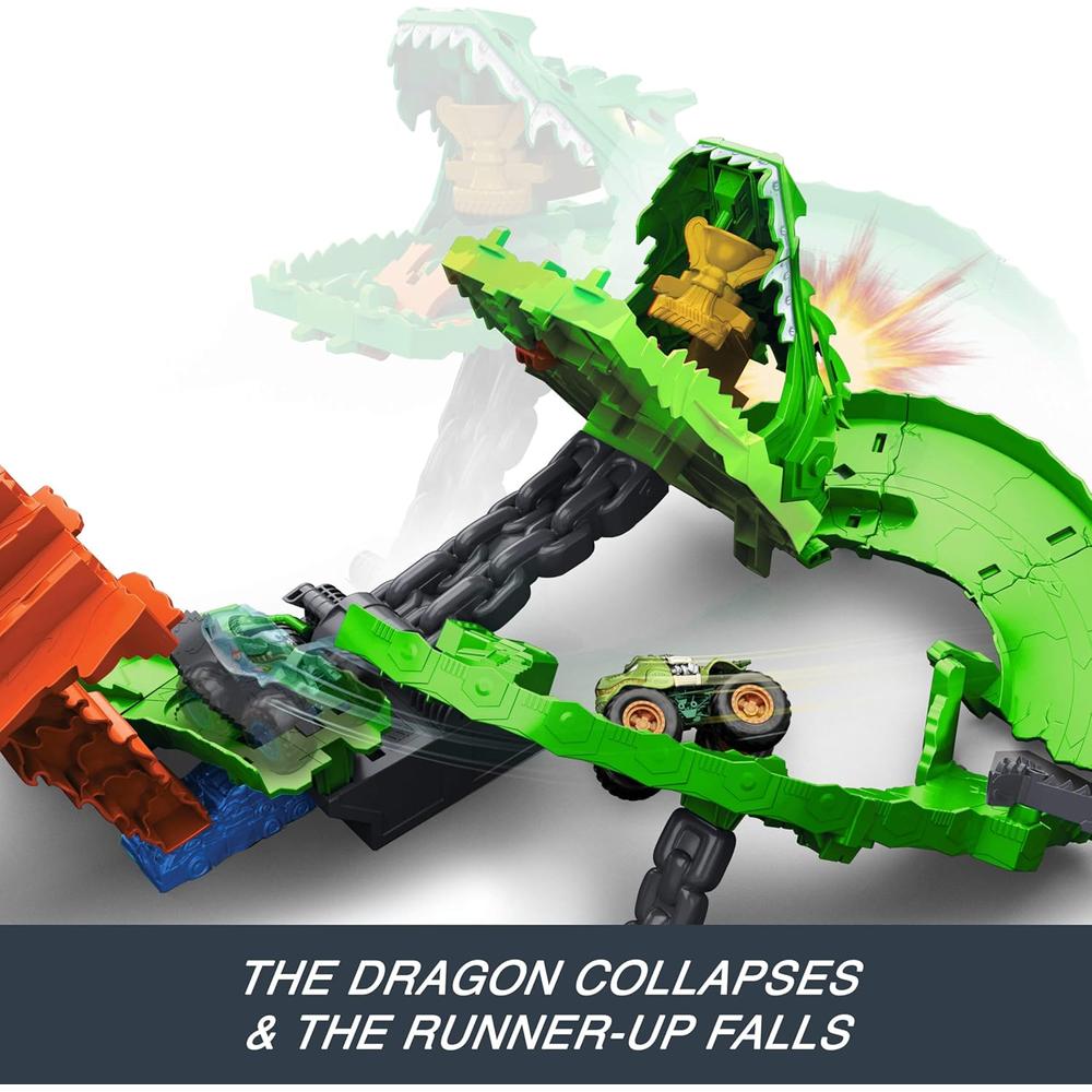 HOT WHEELS PISTA COMPLETA SHARK VS DINO - 5