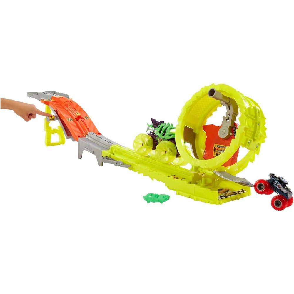 HOT WHEELS MONSTER TRUCKS SKELESAURUS SET 2 PZS - 4