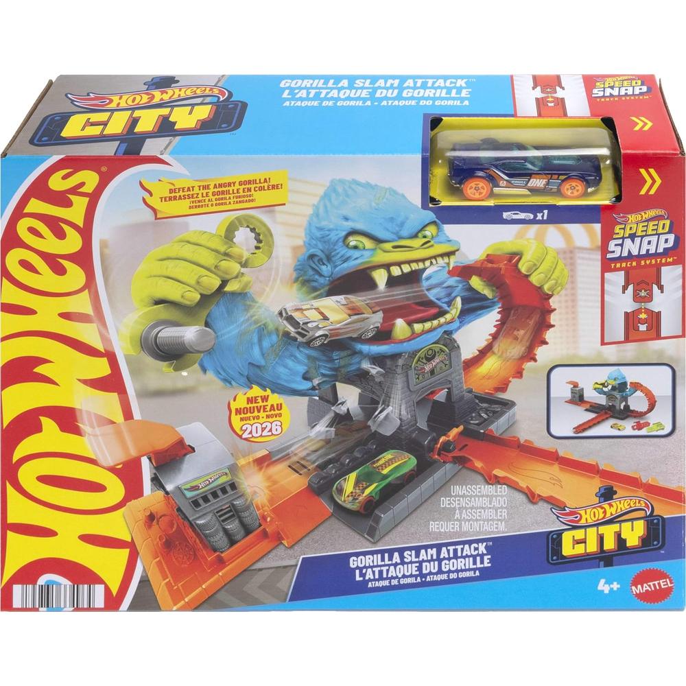 HOT WHEELS PISTA CITY GORILLA SLAM ATTACK - 5
