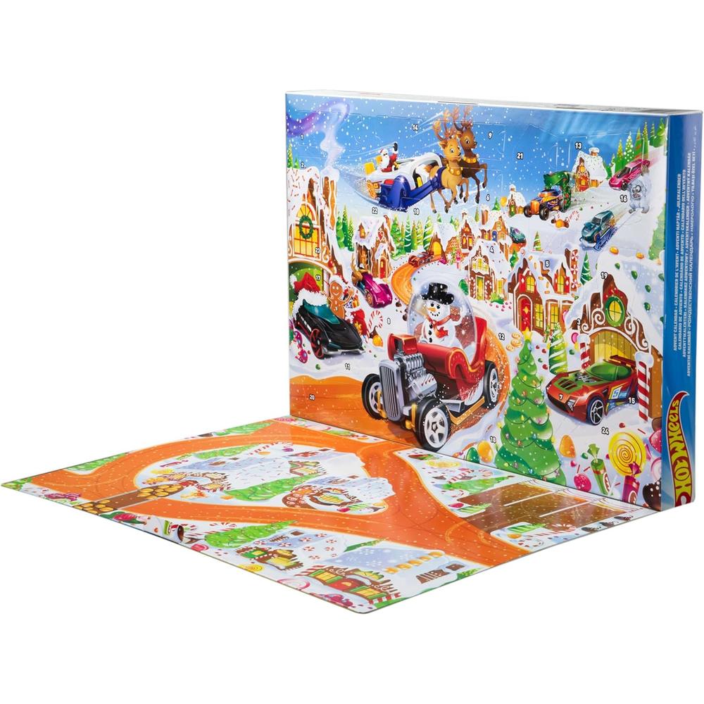 HOT WHEELS PISTA 2025 ADVENT CALENDAR SET 10 PZS - 4