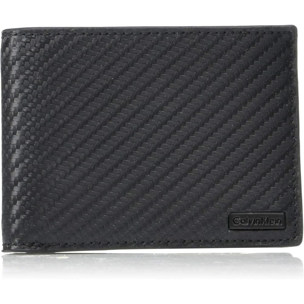 BILLETERA CALVIN KLEIN SLIMFOLD 79878 NEGRO HOMBRE - 1