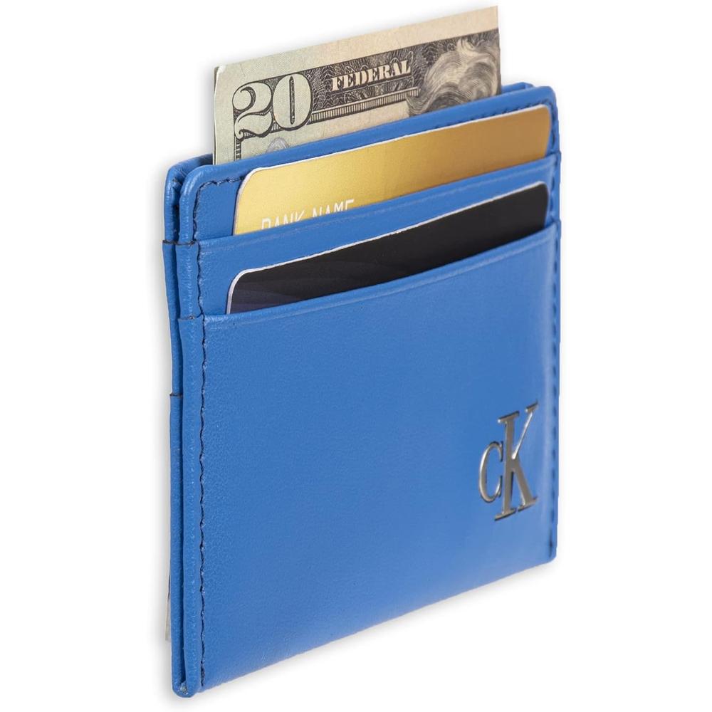 TARJETERO CALVIN KLEIN SLIM RFID AZUL HOMBRE - 4
