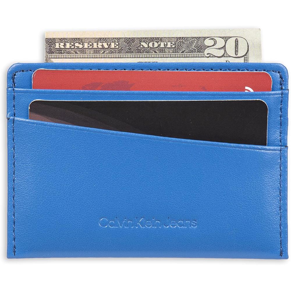 TARJETERO CALVIN KLEIN SLIM RFID AZUL HOMBRE - 5