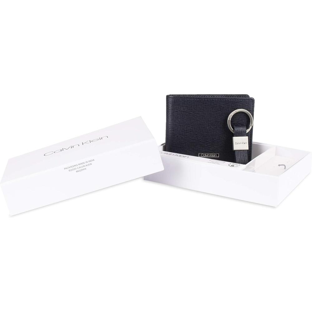 BILLETERA CALVIN KLEIN BIFOLD NAVY HOMBRE - 6