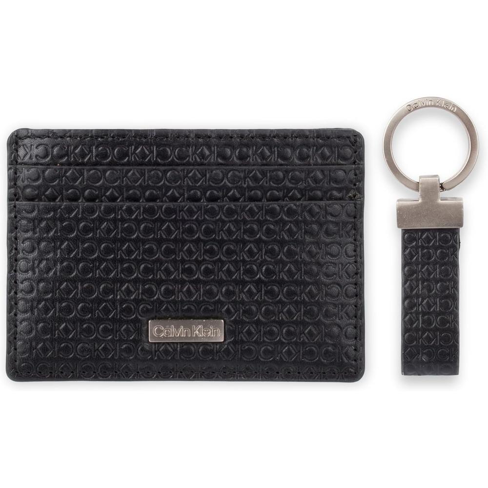TARJETERO CALVIN KLEIN BIFOLD MINIMALISTA NEGRO HOMBRE - 1