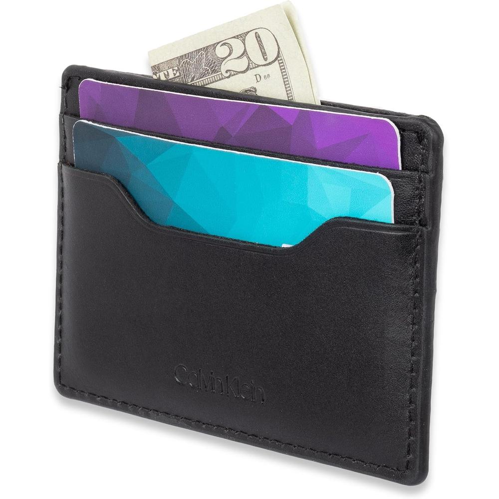 TARJETERO CALVIN KLEIN BIFOLD MINIMALISTA NEGRO HOMBRE - 4