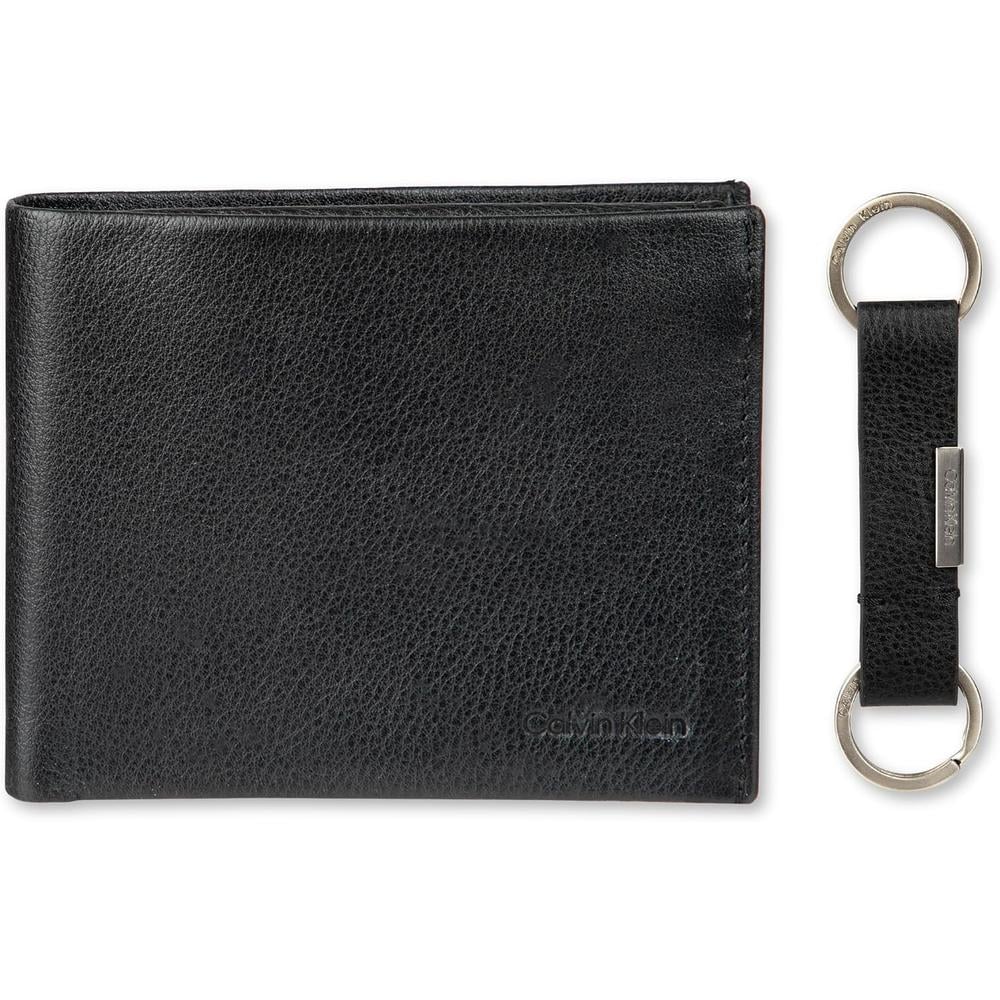 BILLETERA CALVIN KLEIN MINIMALISTA NEGRO HOMBRE - 1