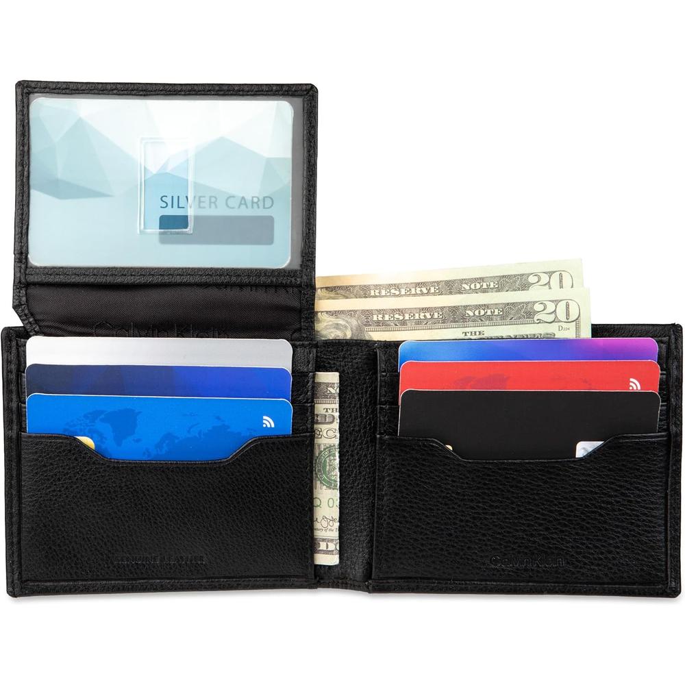 BILLETERA CALVIN KLEIN MINIMALISTA NEGRO HOMBRE - 6