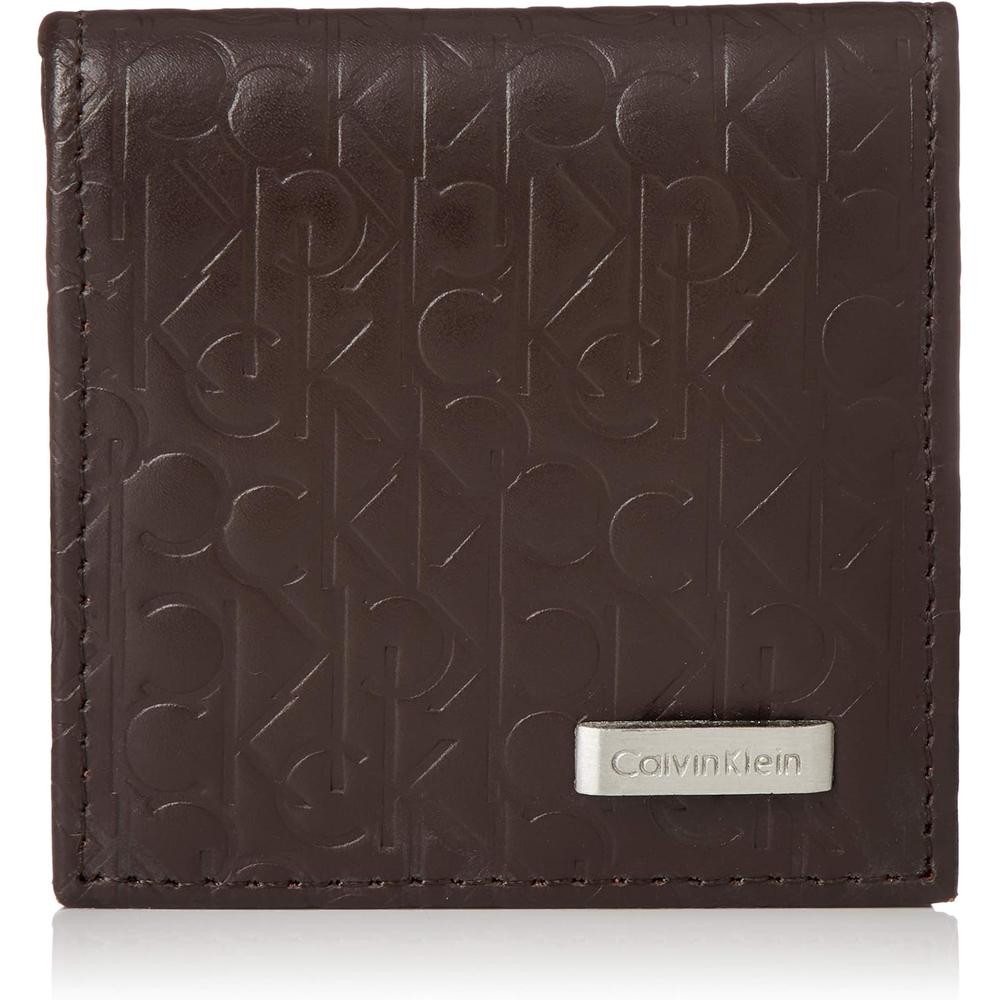 MONEDERO CALVIN KLEIN 74288 MARRÓN HOMBRE - 1