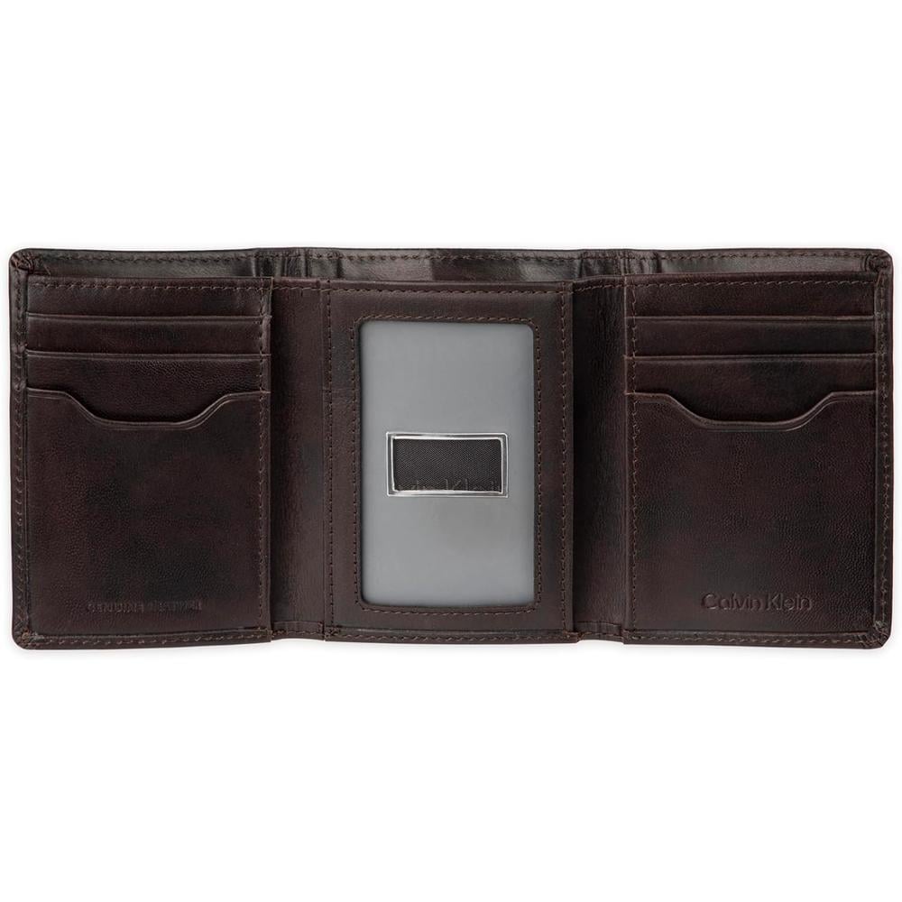 BILLETERA CALVIN KLEIN TRIFOLD RFID MARRÓN HOMBRE - 4
