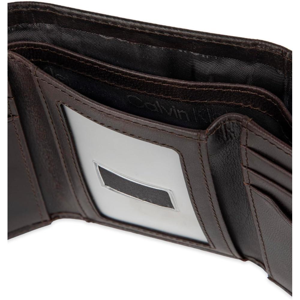 BILLETERA CALVIN KLEIN TRIFOLD RFID MARRÓN HOMBRE - 5