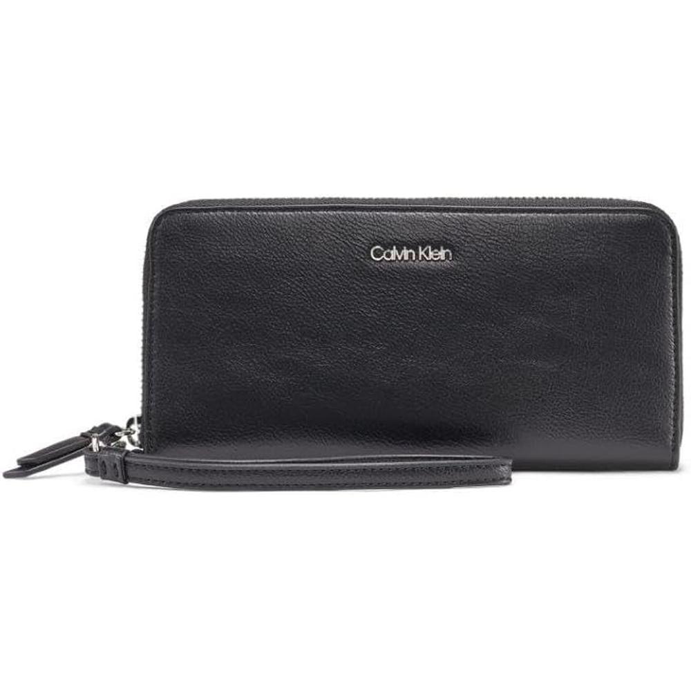 BILLETERA CALVIN KLEIN SAFFIANO NEGRO MUJER - 1