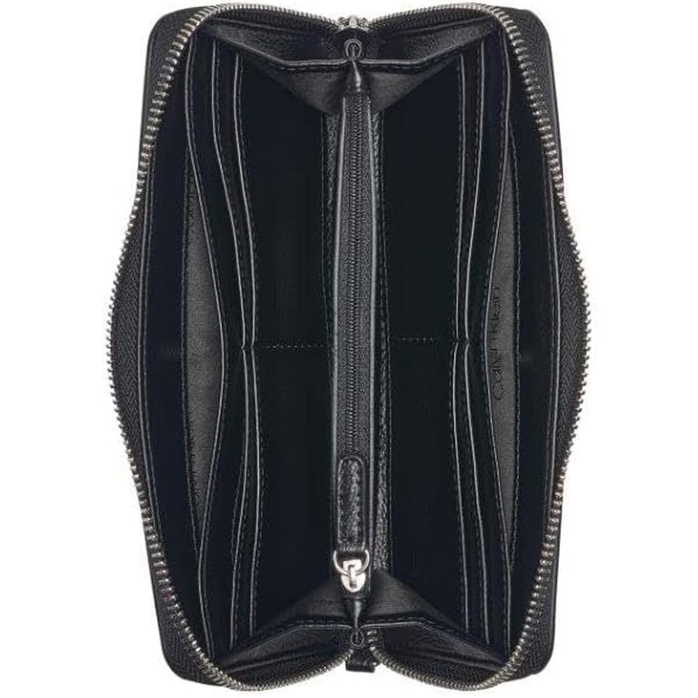 BILLETERA CALVIN KLEIN SAFFIANO NEGRO MUJER - 5