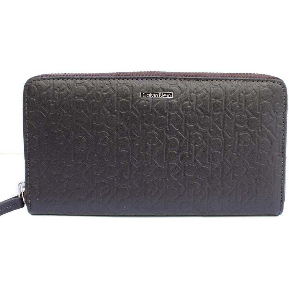 BILLETERA CALVIN KLEIN CONTINENTAL MARRÓN HOMBRE - 1