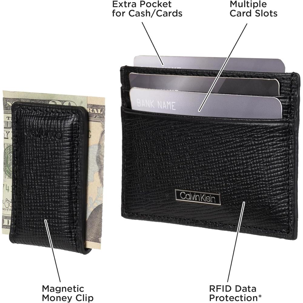 TARJETERO CALVIN KLEIN BIFOLD NEGRO HOMBRE - 5