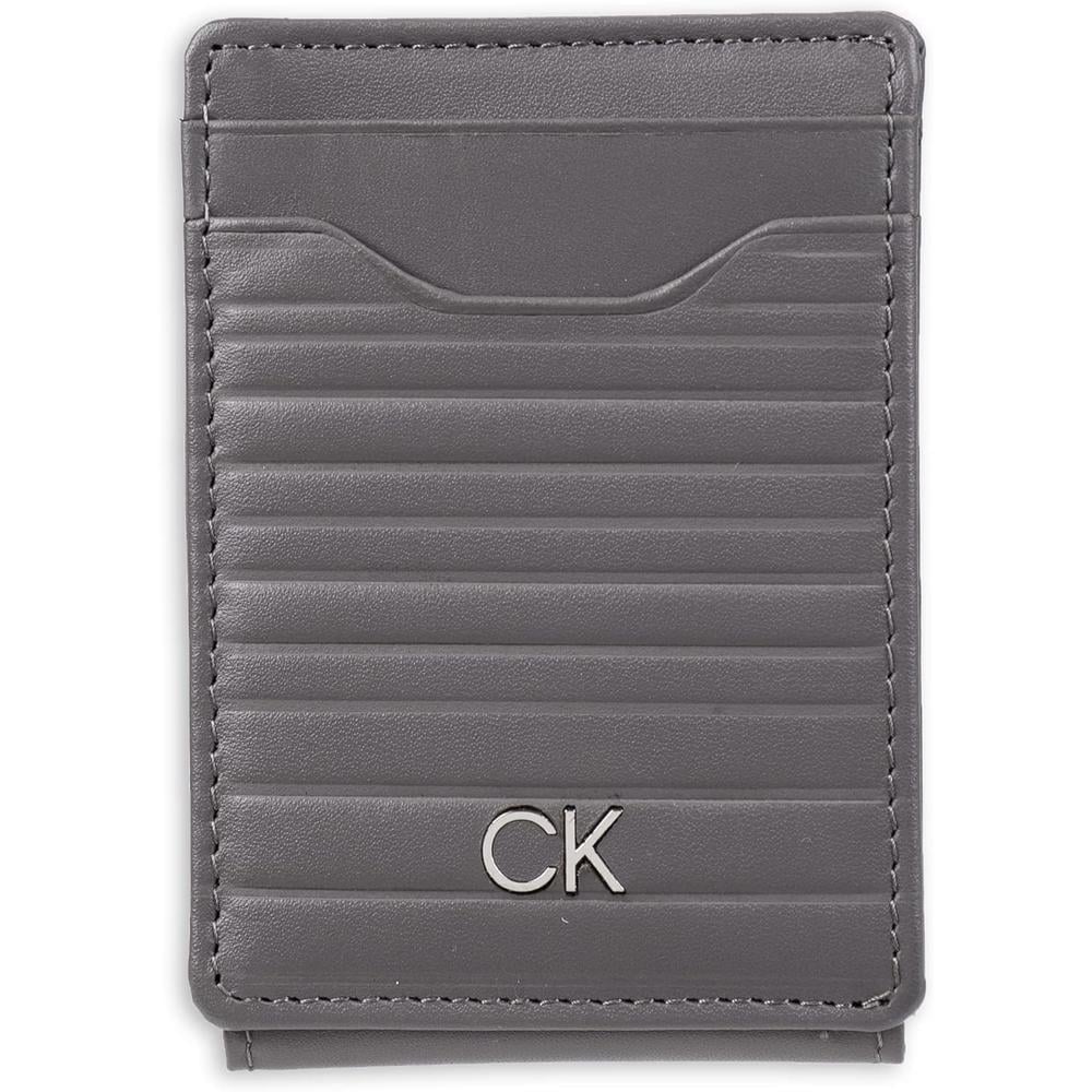 TARJETERO CALVIN KLEIN RFID GRIS HOMBRE - 1