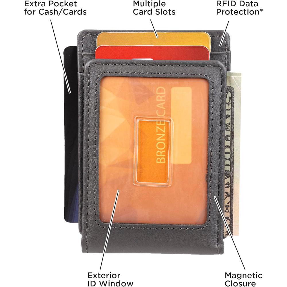 TARJETERO CALVIN KLEIN RFID GRIS HOMBRE - 4