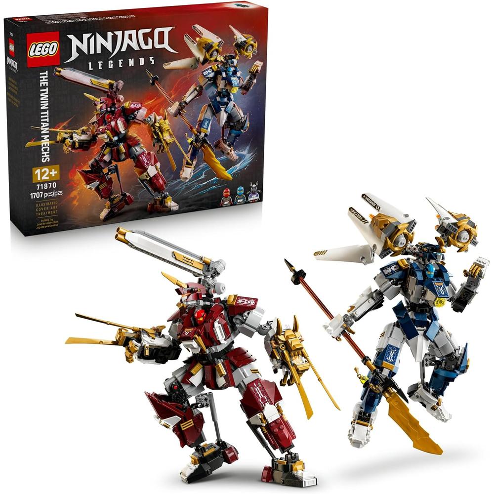 LEGO NINJAGO ROBOTS TITANES GEMELOS 1186 PIEZAS - 1