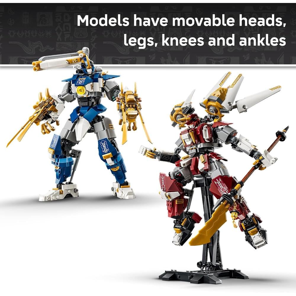 LEGO NINJAGO ROBOTS TITANES GEMELOS 1186 PIEZAS - 3