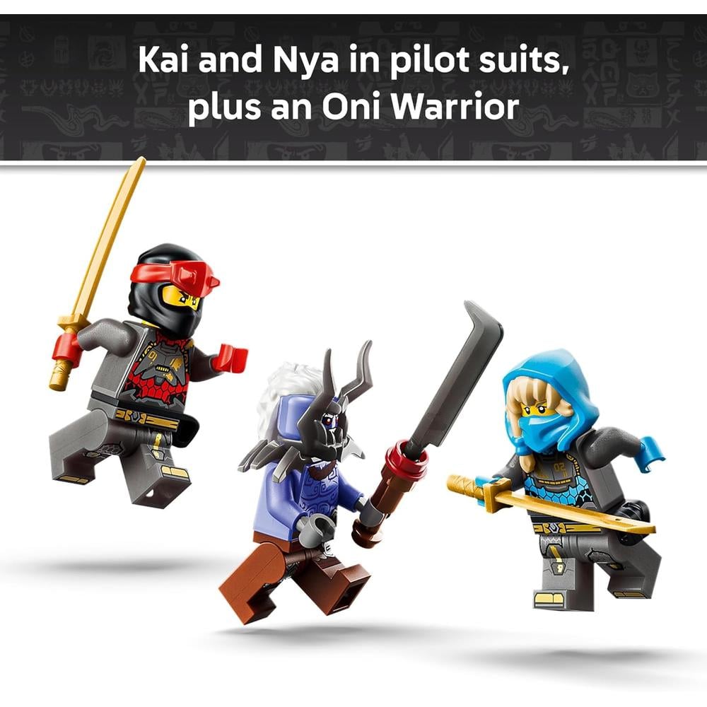LEGO NINJAGO ROBOTS TITANES GEMELOS 1186 PIEZAS - 5