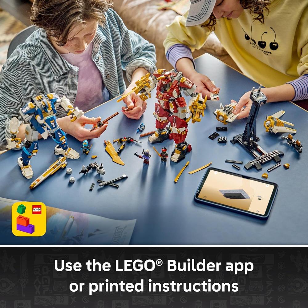 LEGO NINJAGO ROBOTS TITANES GEMELOS 1186 PIEZAS - 6