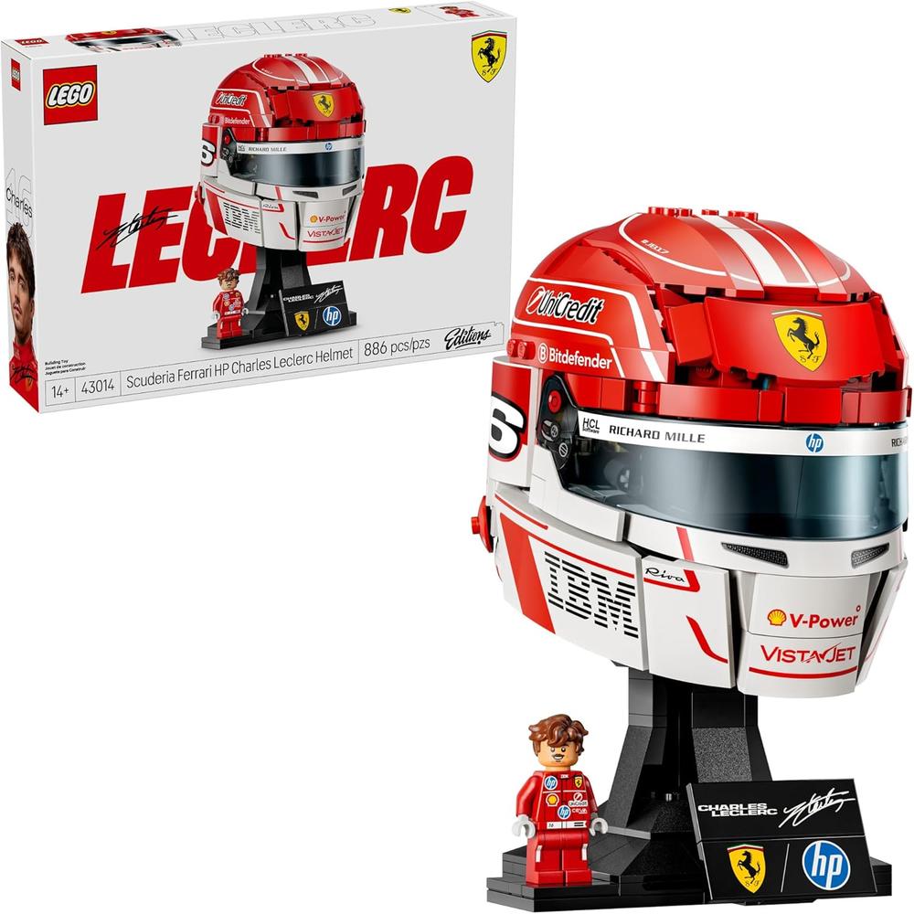 LEGO SCUDERIA FERRARI CHARLES LECLERC HELMET 694 PIEZAS - 1