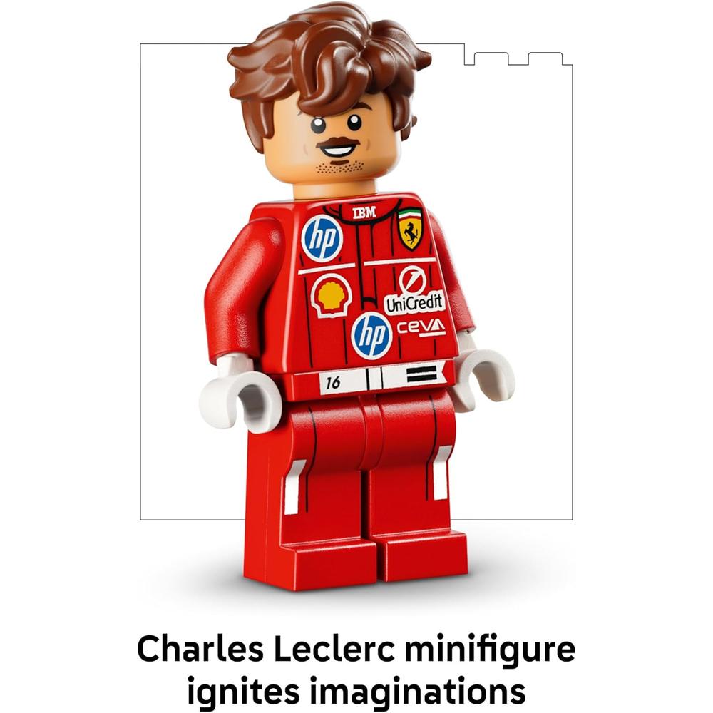 LEGO SCUDERIA FERRARI CHARLES LECLERC HELMET 694 PIEZAS - 6