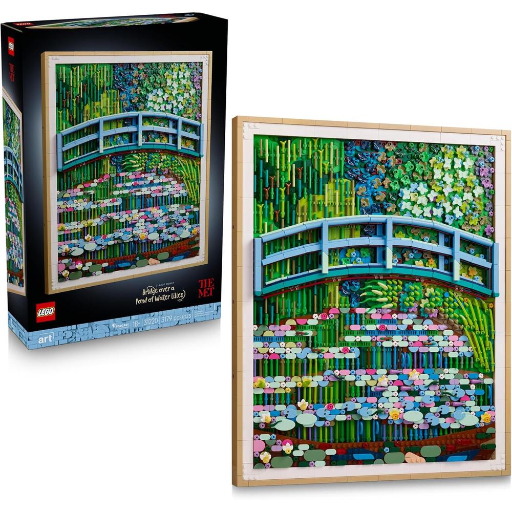 LEGO ART CLAUDE MONET PUENTE SOBRE UN ESTANQUE DE NENÚFARES 1810 PIEZAS - 1