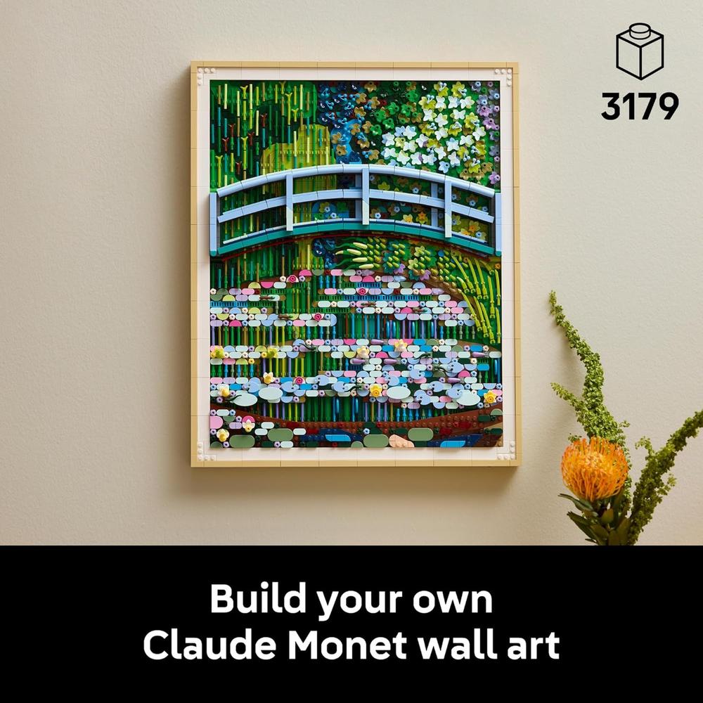 LEGO ART CLAUDE MONET PUENTE SOBRE UN ESTANQUE DE NENÚFARES 1810 PIEZAS - 2