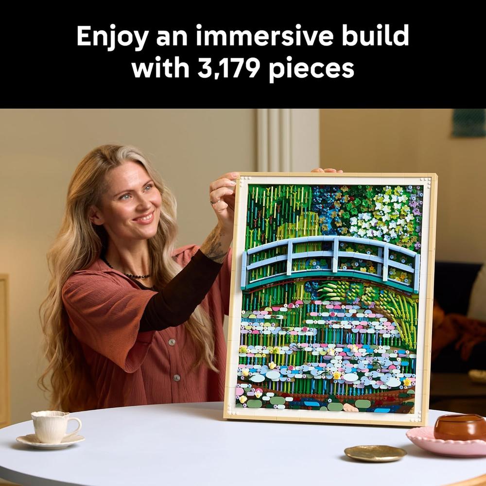 LEGO ART CLAUDE MONET PUENTE SOBRE UN ESTANQUE DE NENÚFARES 1810 PIEZAS - 3