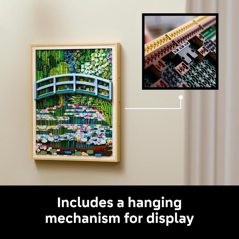 LEGO ART CLAUDE MONET PUENTE SOBRE UN ESTANQUE DE NENÚFARES 1810 PIEZAS - 6