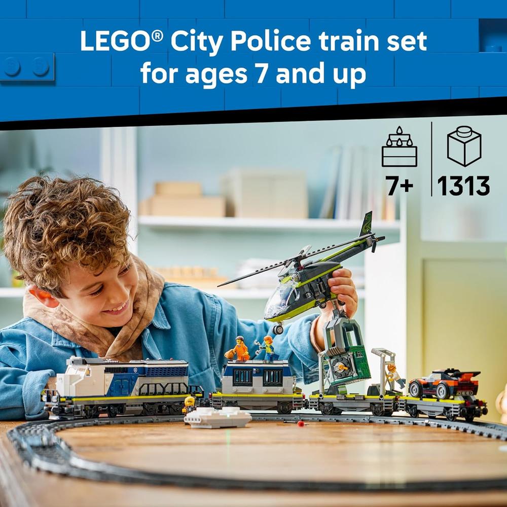 LEGO CITY TREN DE POLICÍA 678 PIEZAS - 2