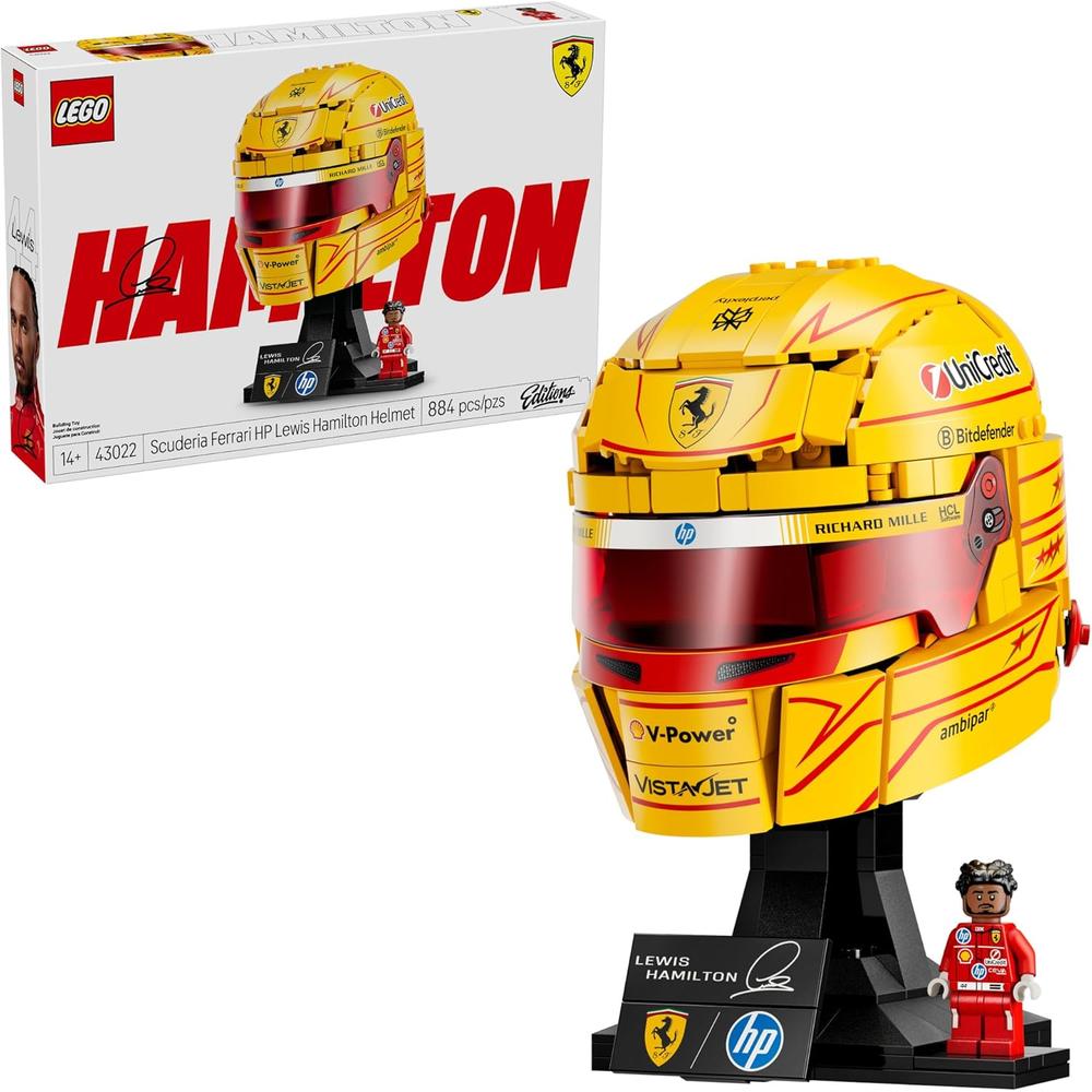 LEGO SCUDERIA FERRARI LEWIS HAMILTON HELMET 694 PIEZAS - 1