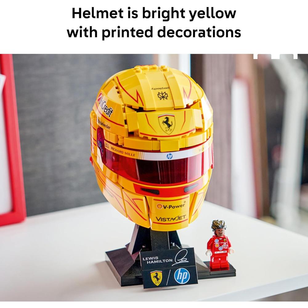 LEGO SCUDERIA FERRARI LEWIS HAMILTON HELMET 694 PIEZAS - 3