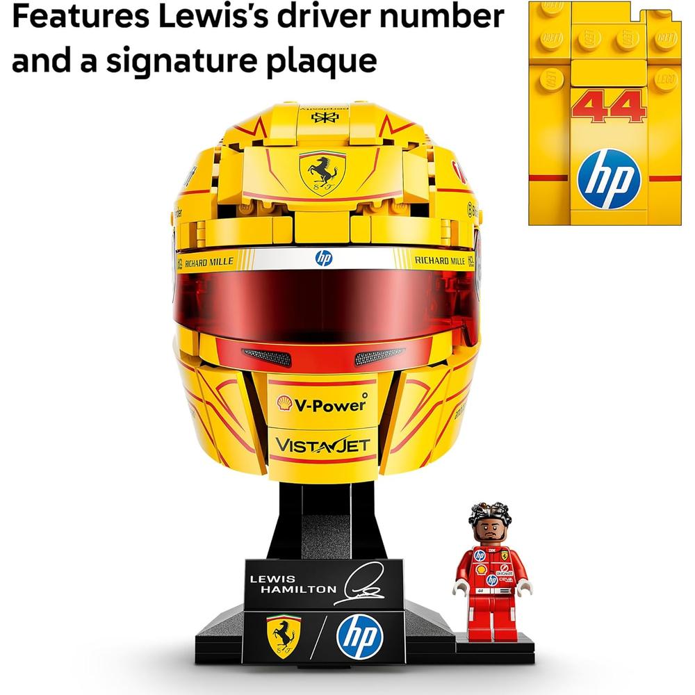 LEGO SCUDERIA FERRARI LEWIS HAMILTON HELMET 694 PIEZAS - 4