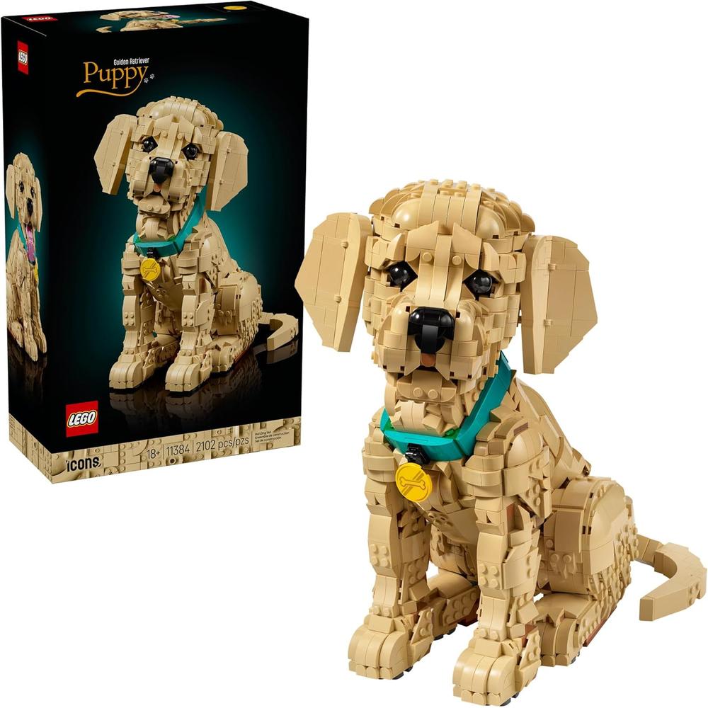 LEGO ICONS GOLDEN RETRIEVER PUPPY 172 PIEZAS - 1