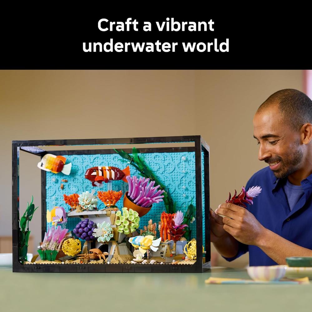 LEGO ICONS ACUARIO TROPICAL 1372 PIEZAS - 4